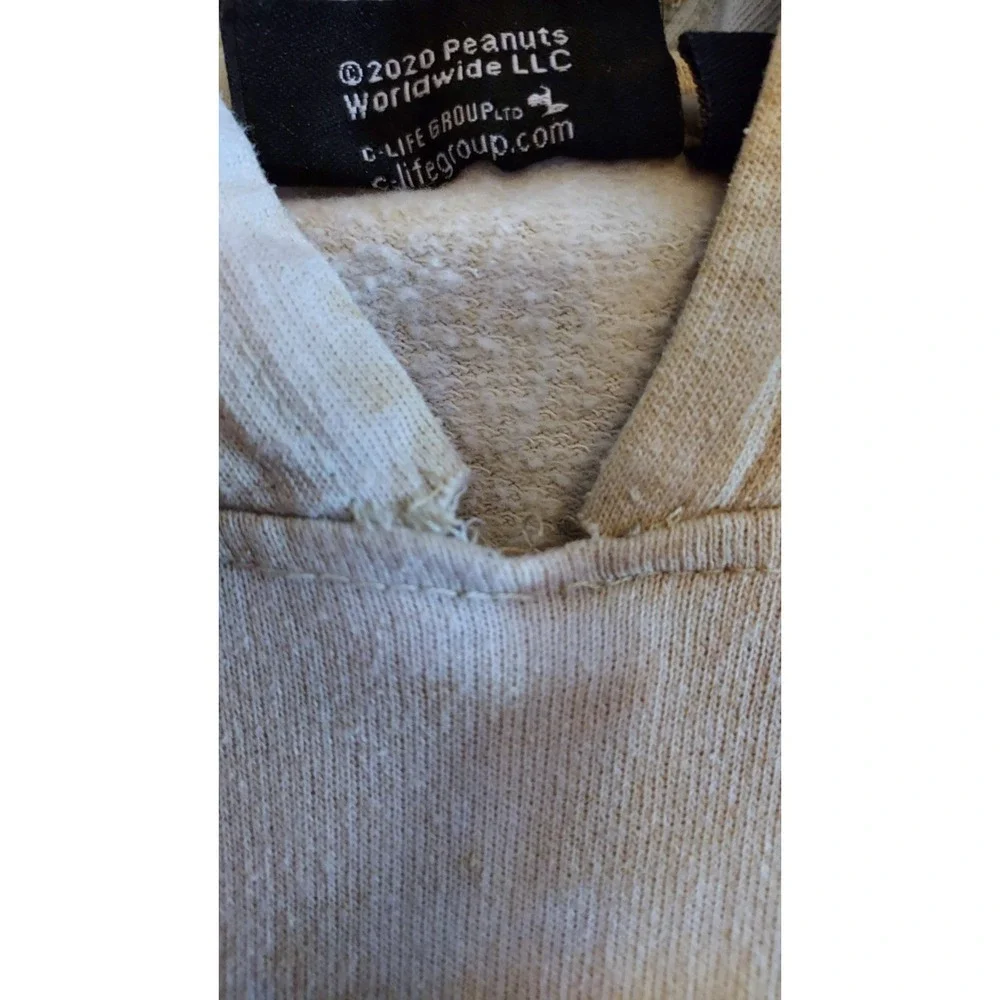 Peanuts Snoopy Protect The Earth‎ Tie Dye Hoodie Unisex Size Medium Sweatshirt